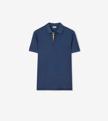 最終値下げ　正規 21SS 美品　BURBERRY ネイビー ポロシャツ M Burberry ネイビー ポロシャツ M - メルカリ