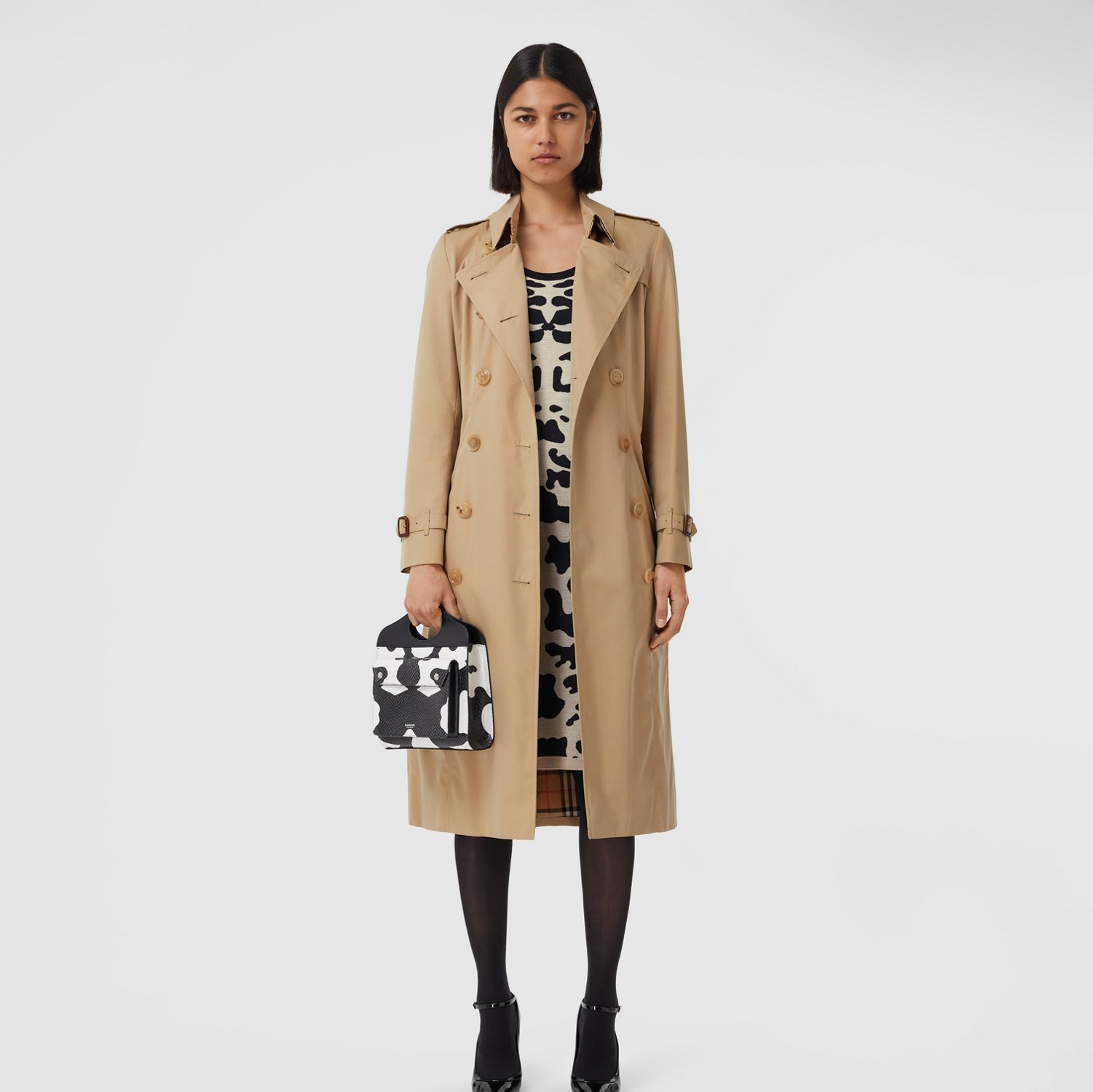 Trench Heritage long The Chelsea (Miel) - Femme | Site officiel Burberry®