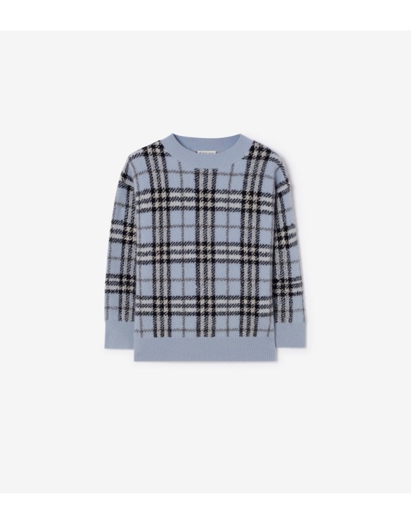 Jersey en lana y cachemir Check