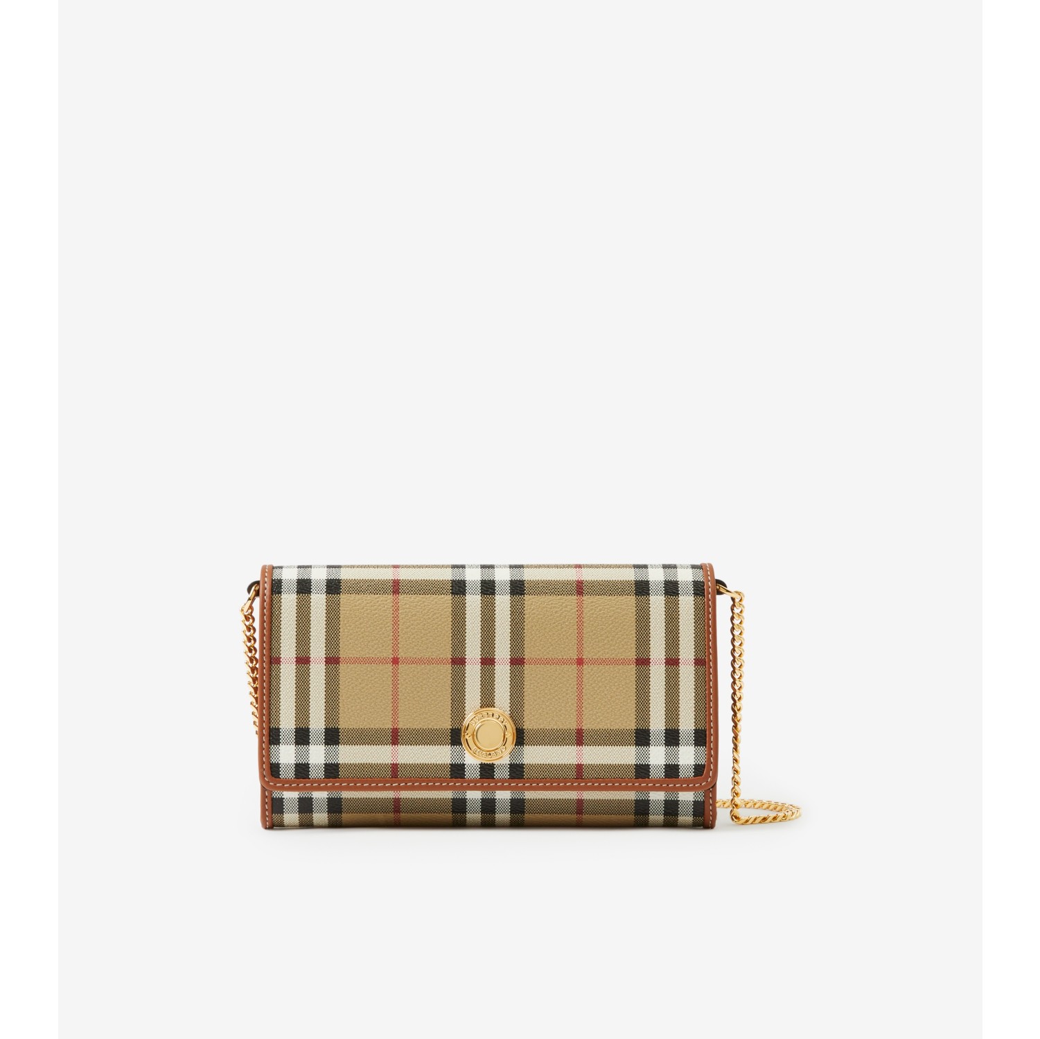 Carteira burberry xadrez best sale