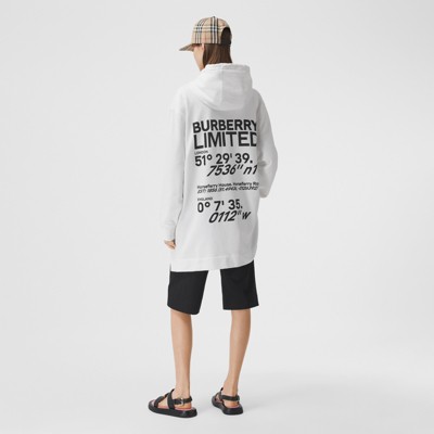 burberry print hoodie