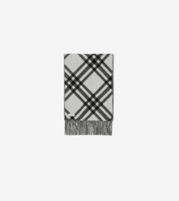 チェック カシミアスカーフ (ブラック) | Burberry®公式サイト チェック カシミアスカーフ (ブラック) | Burberry®公式サイト