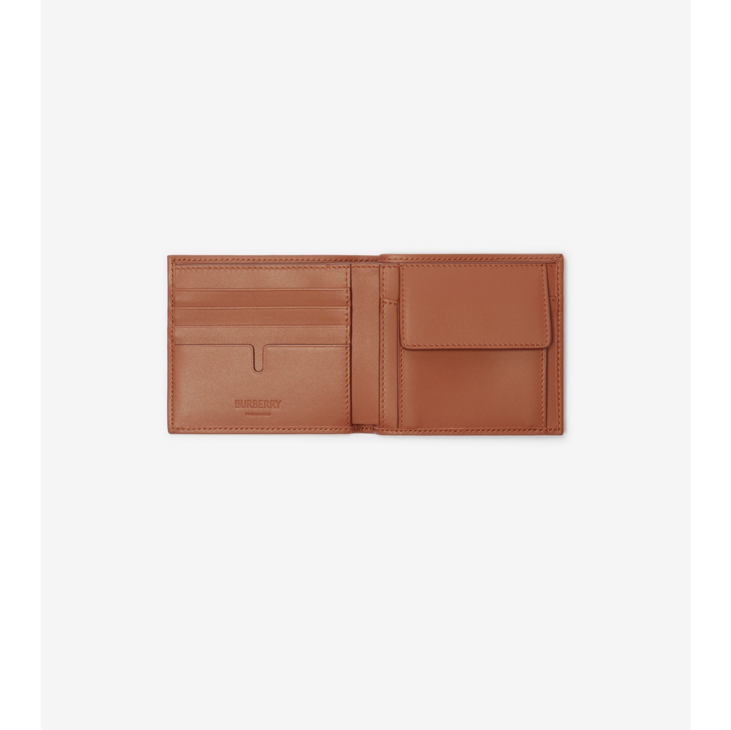 Check Bifold Coin Wallet in Archive beige - Men, Cotton | Burberry® Official