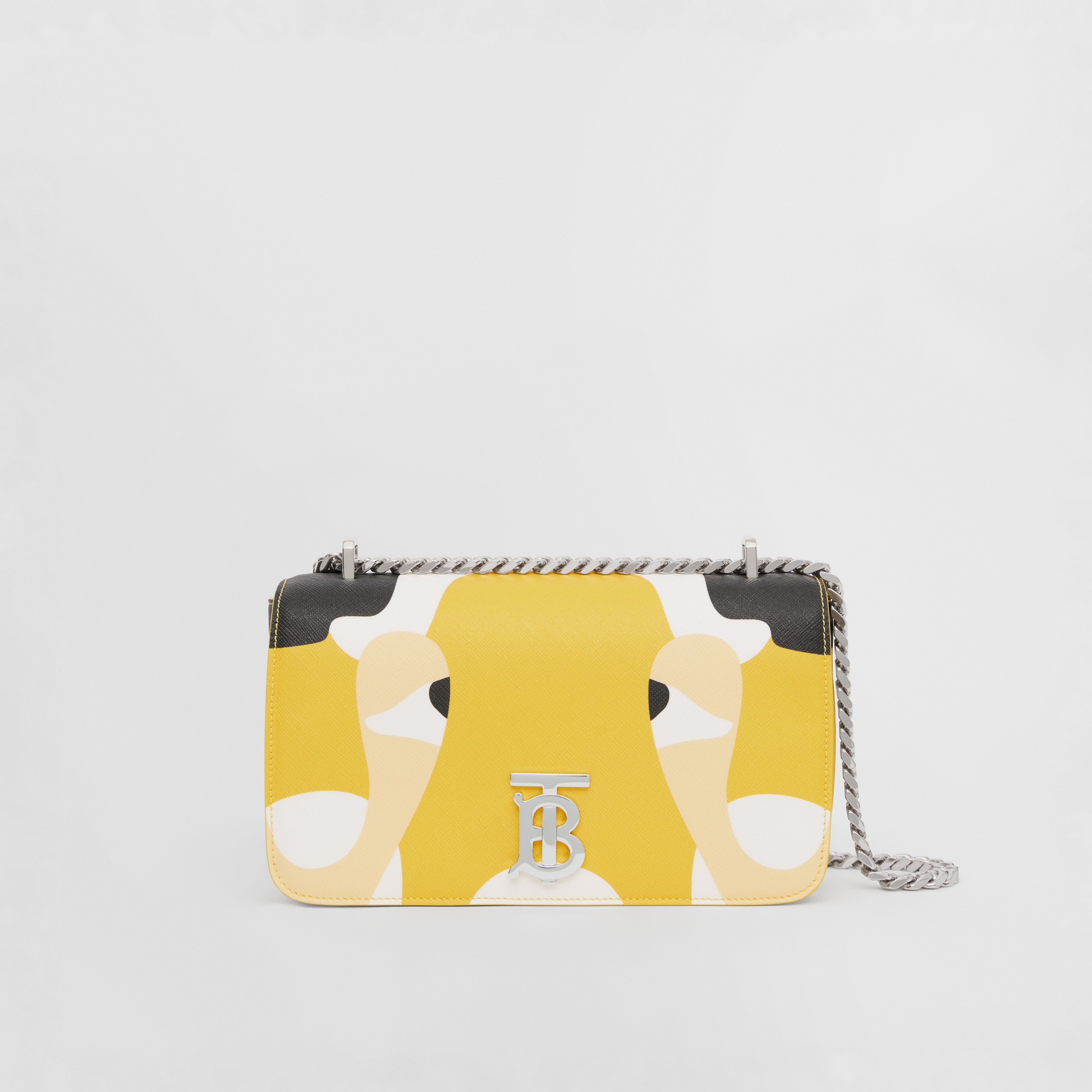 Small Abstract Print Lola Bag in Yellow - Women | Burberry® Official - 1
