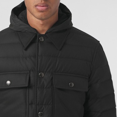 wool collared jacket