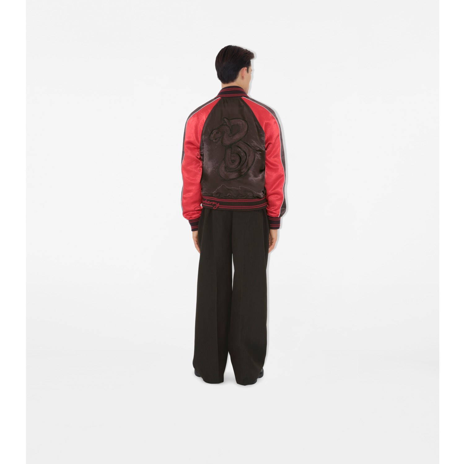Bomber en satin B Snake