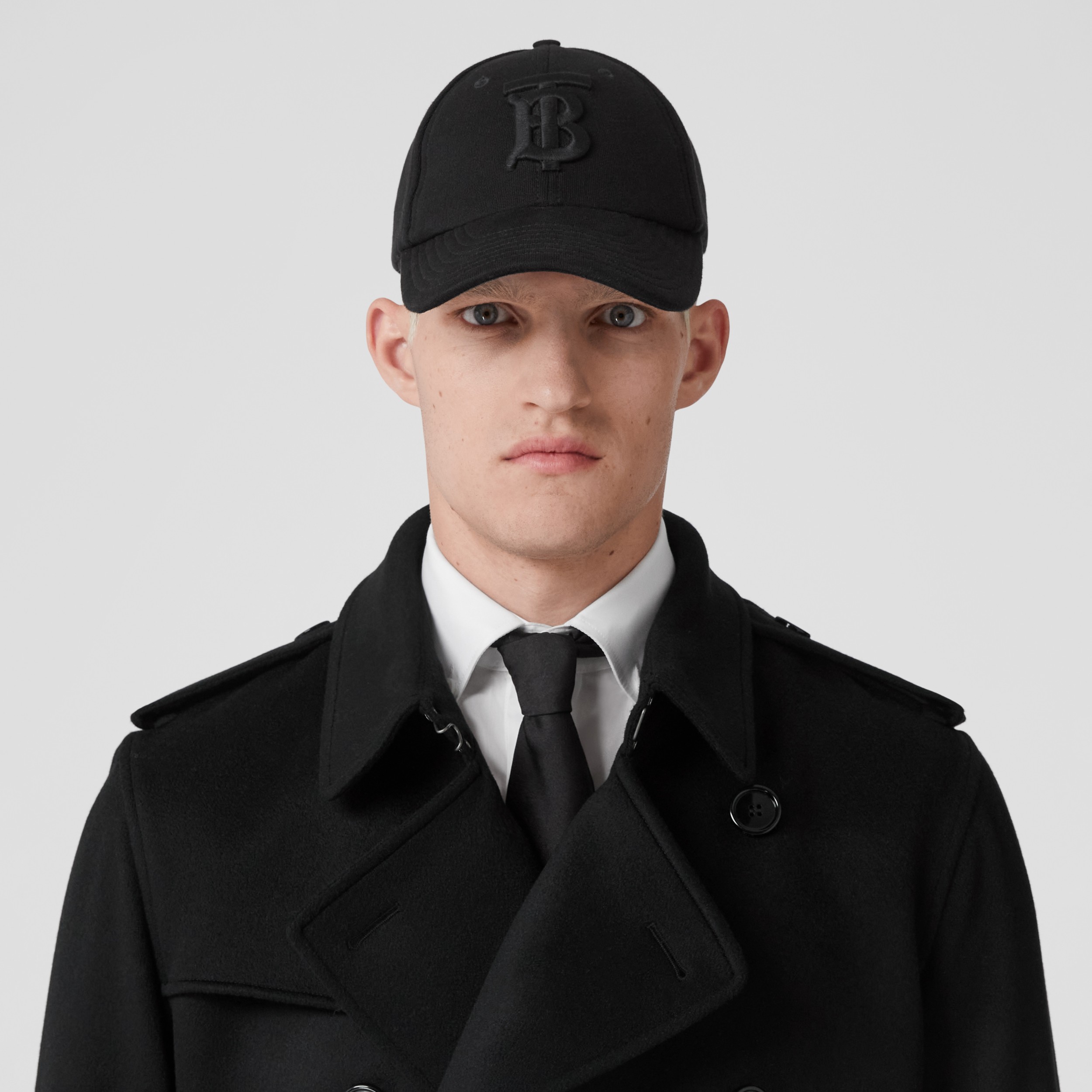 Cashmere Kensington Trench Coat in Black - Men | Burberry® Official