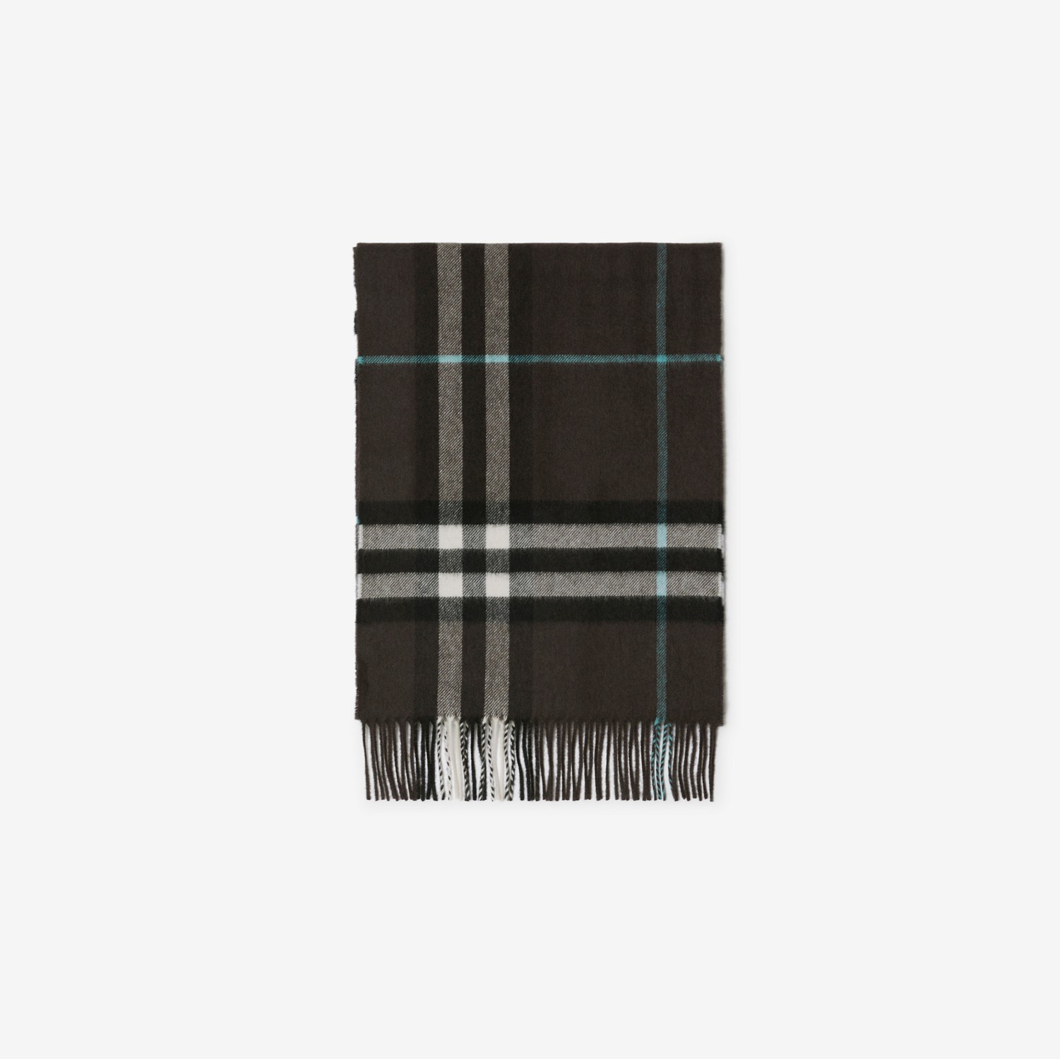 Burberry 格纹羊绒围巾 (水獭棕) | Burberry® 博柏利官网