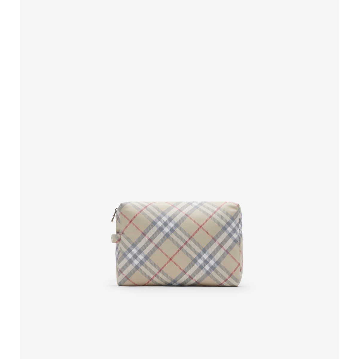 Burberry Childrens Check Baby Changing Pouch In Pale Stone
