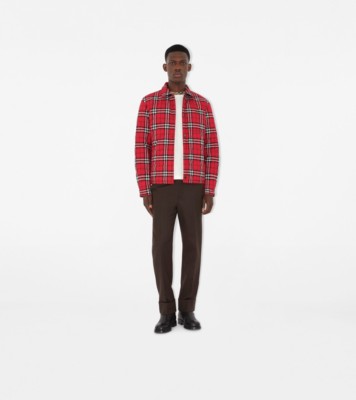 モ*読様 バーバリー【極美品】オレンジキルティングブルゾン BURBERRY (バーバリー) ダイヤモンドキルティング サーモバーン ボタン