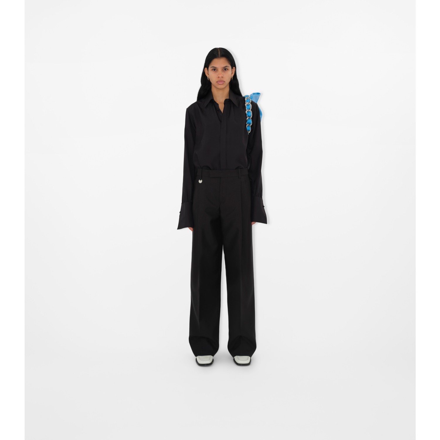 Small Swan Bag in Turquoise - Women | Burberry® Official