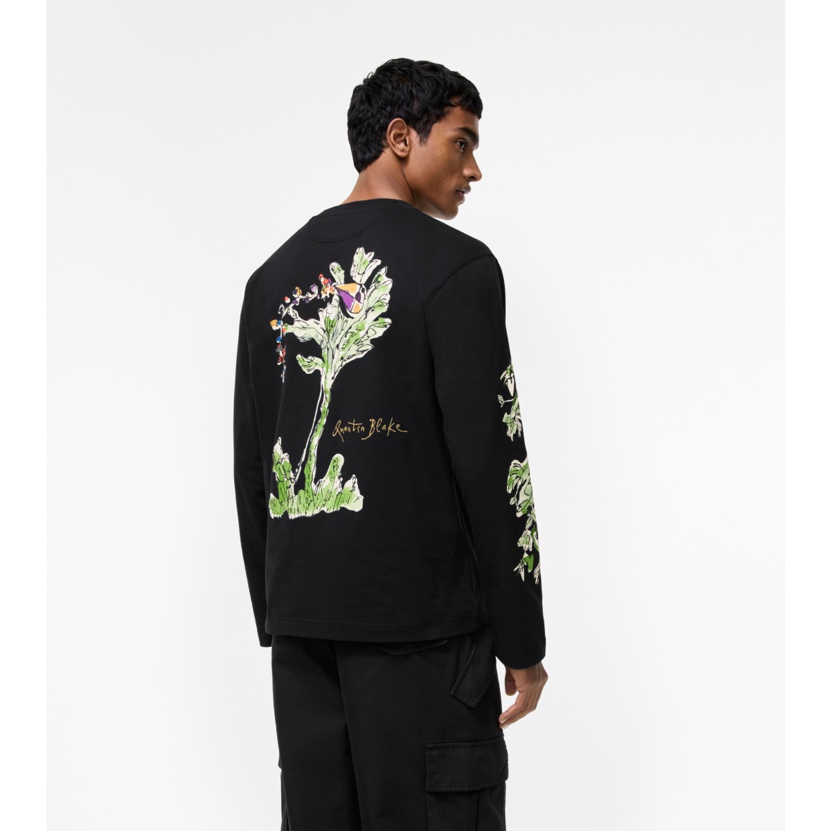  Printed Long-sleeve Brave Little Tree Cotton T-shirt