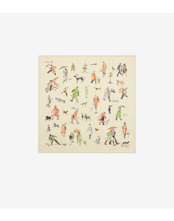 Paws on Parade Silk Scarf