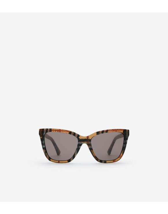 Check Square Sunglasses