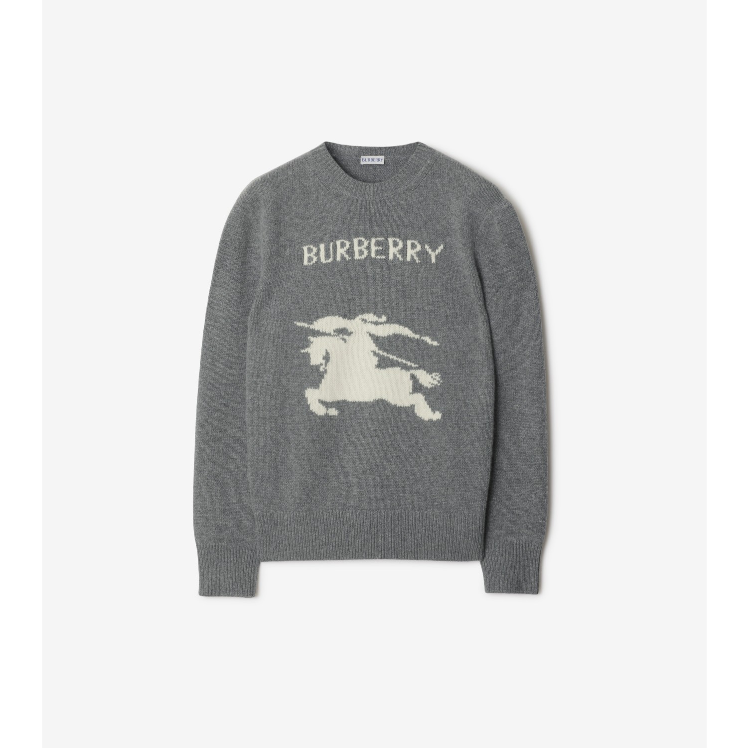 EKD Wool Cashmere Sweater in Grey Men Burberry Official