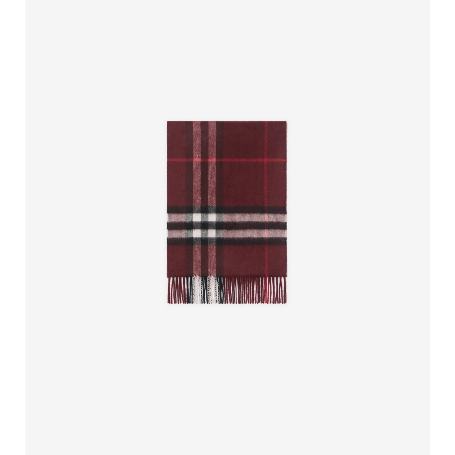 Check Cashmere Scarf