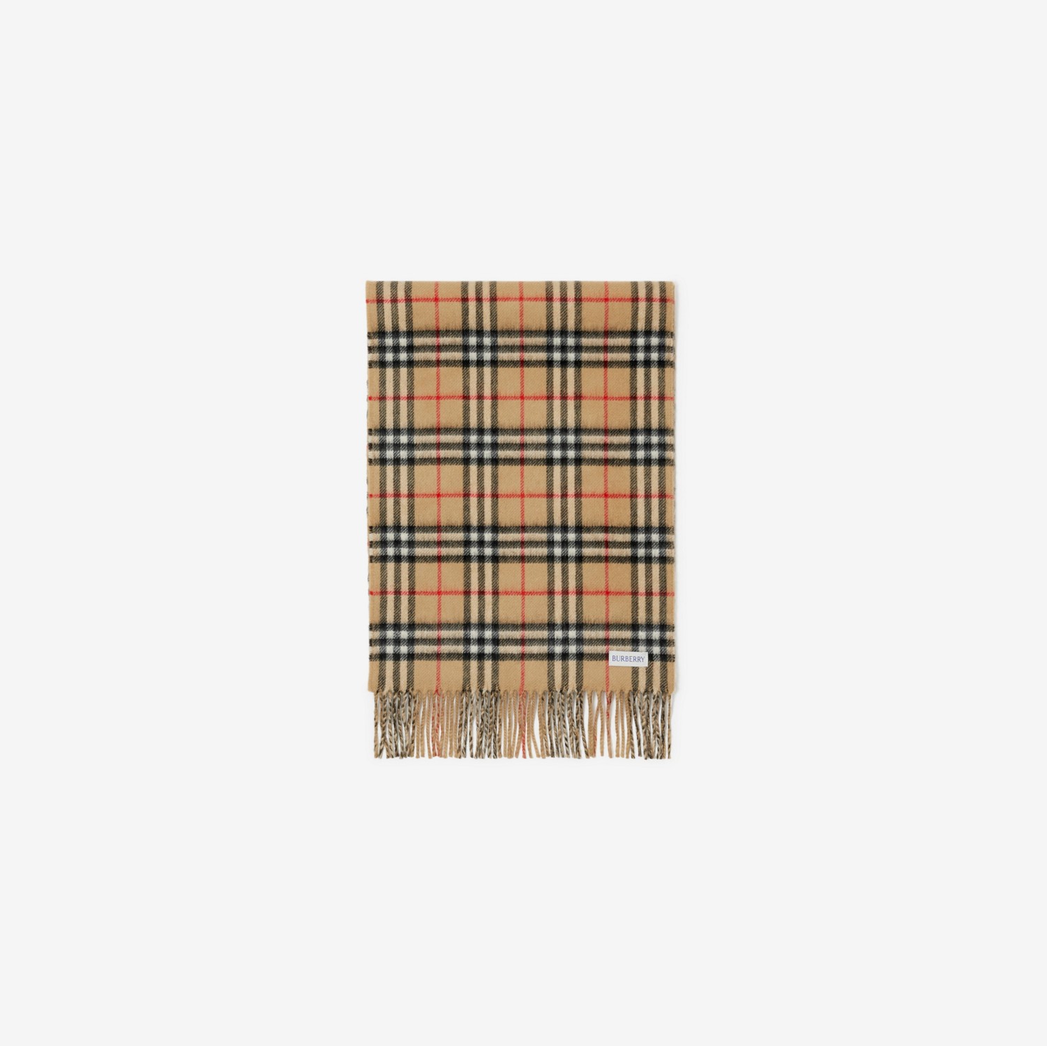 Reversible Check Cashmere Scarf