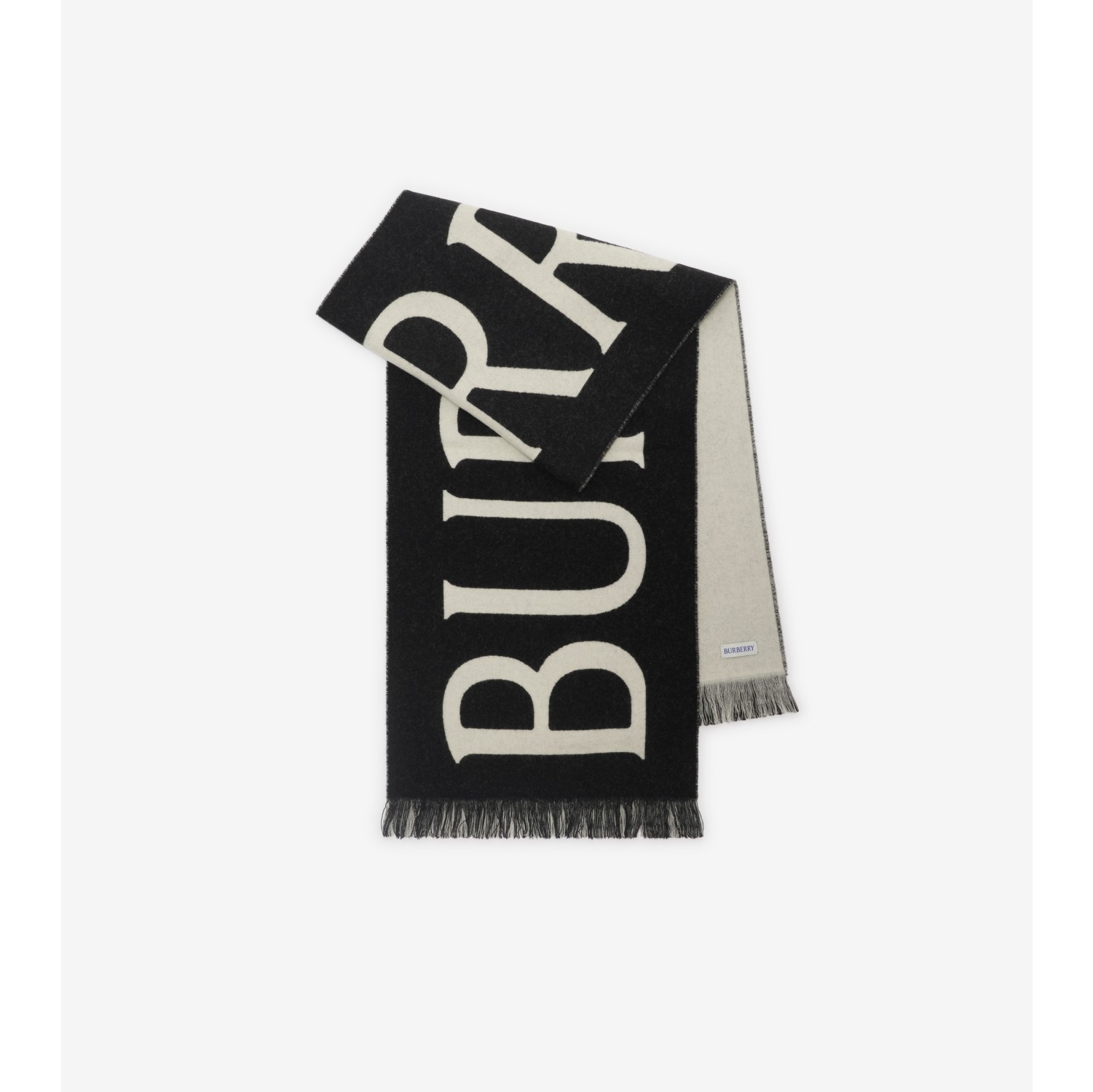 Logo Wool Scarf