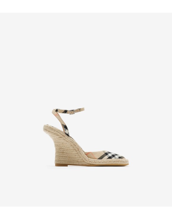 Check Mews Espadrille Pumps​