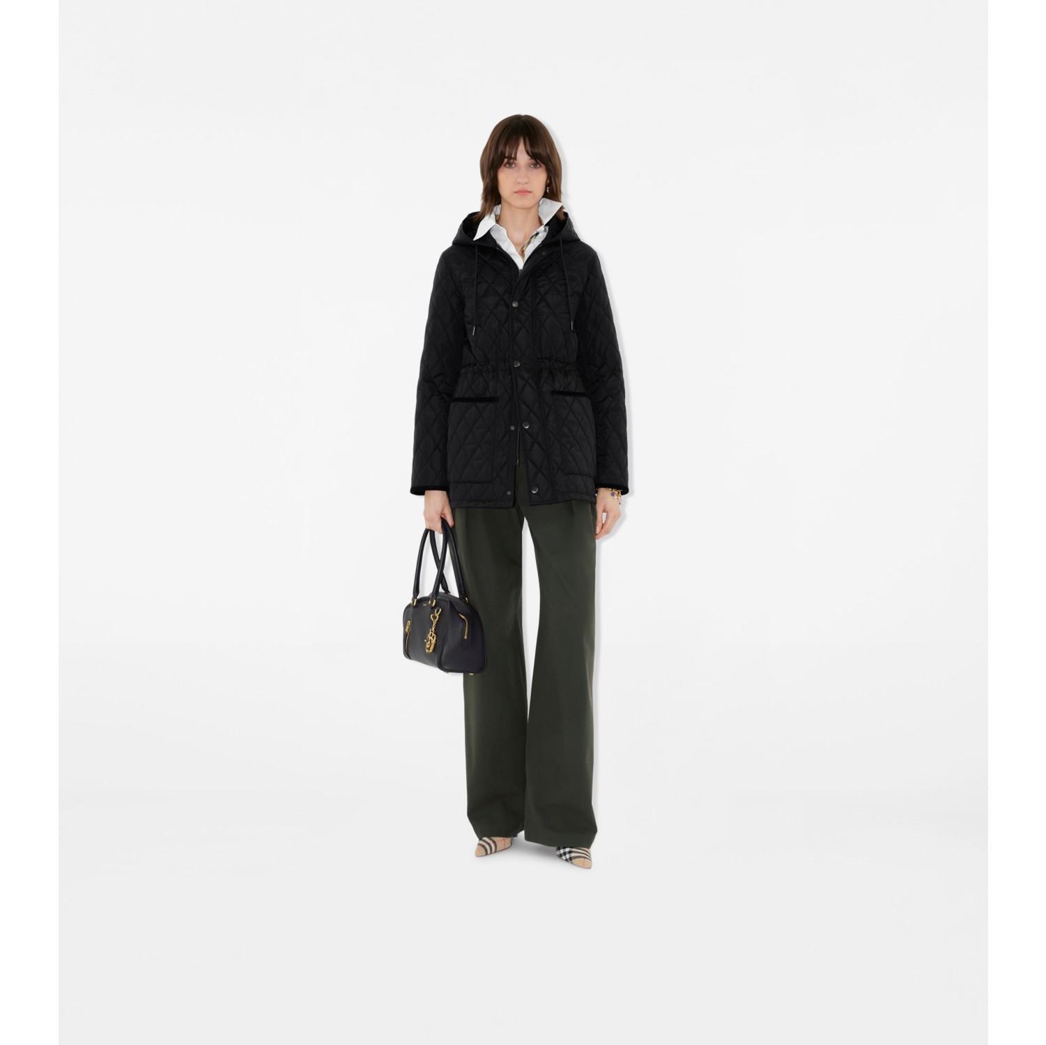 Quilted Nylon Parka