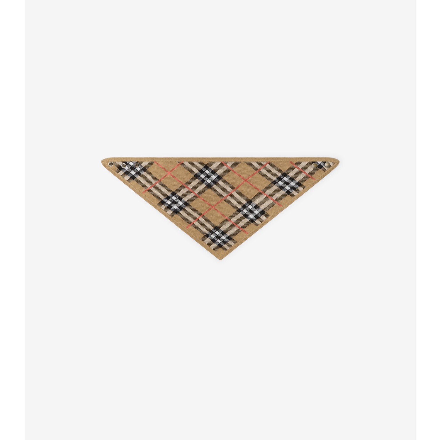 Check Cotton Blend Dog Bandana