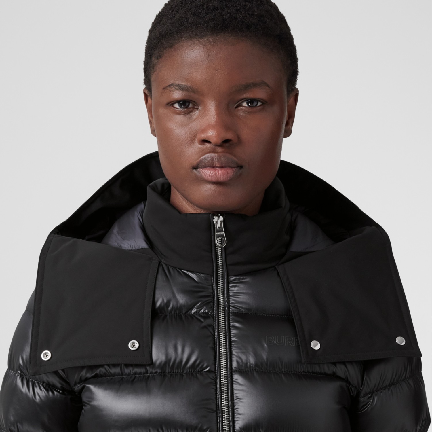 Puffer hotsell jacket belted