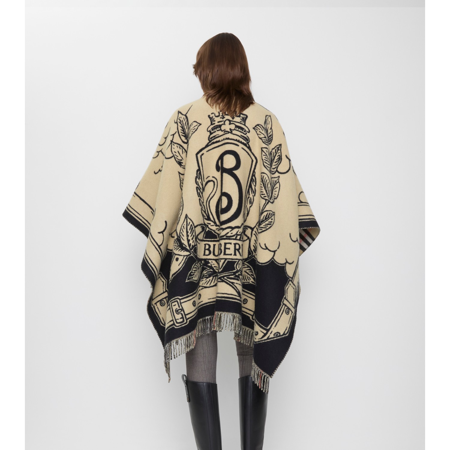 Stormy Knight Wool Cape - thumbnail 3