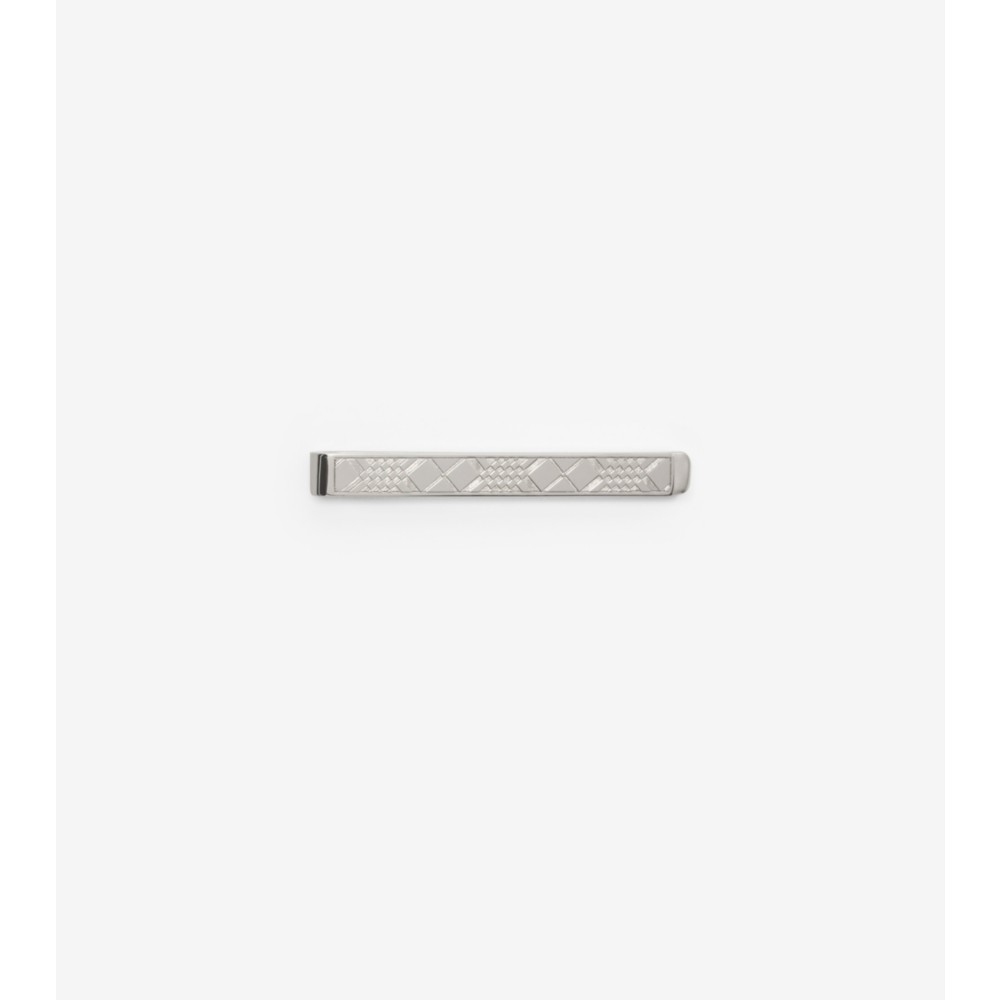 버버리 체크 각인 넥타이 핀 (실버) 81149801