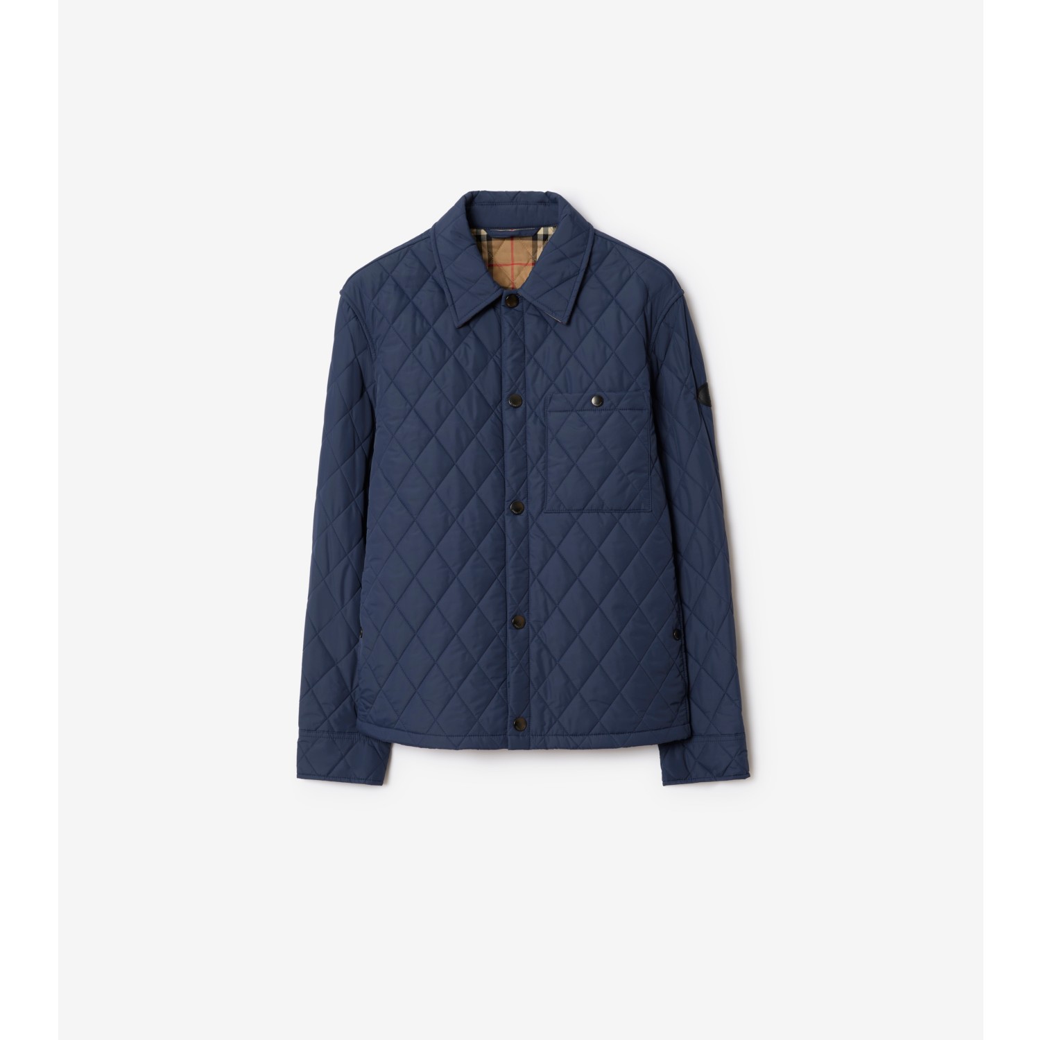 Quilted Nylon Towpath Overshirt