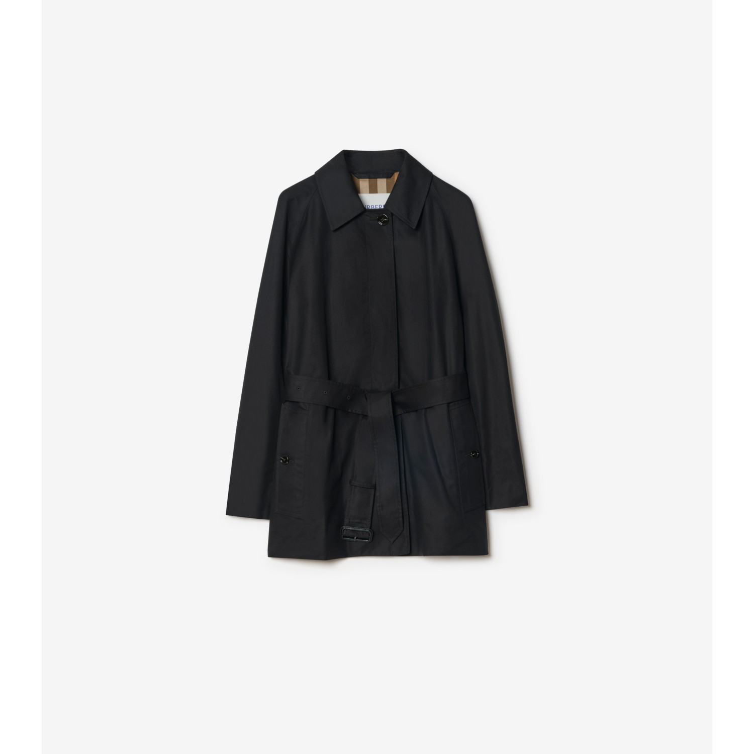Short Cotton Car Coat - thumbnail 2