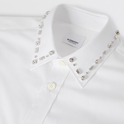 burberry white dress shirt