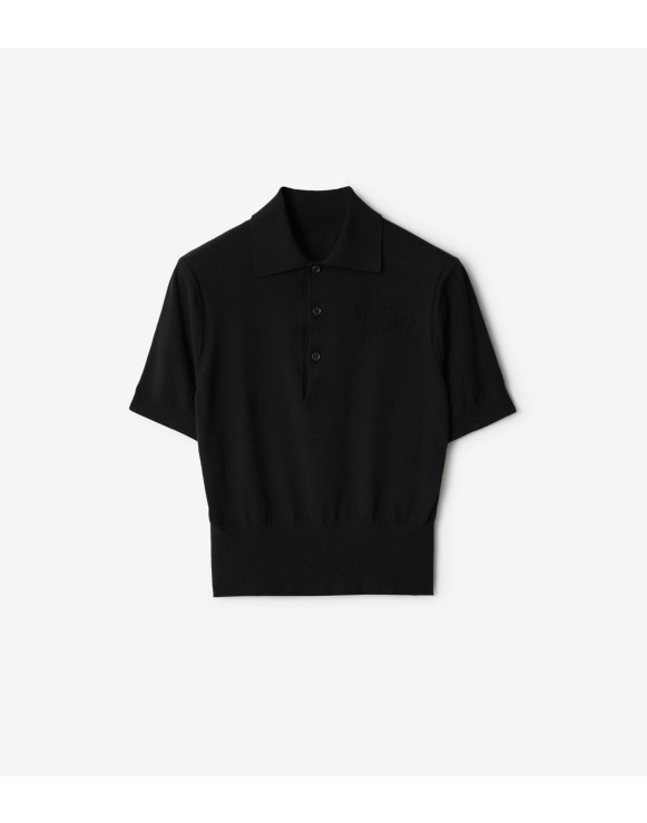 Cotton Blend Polo Shirt