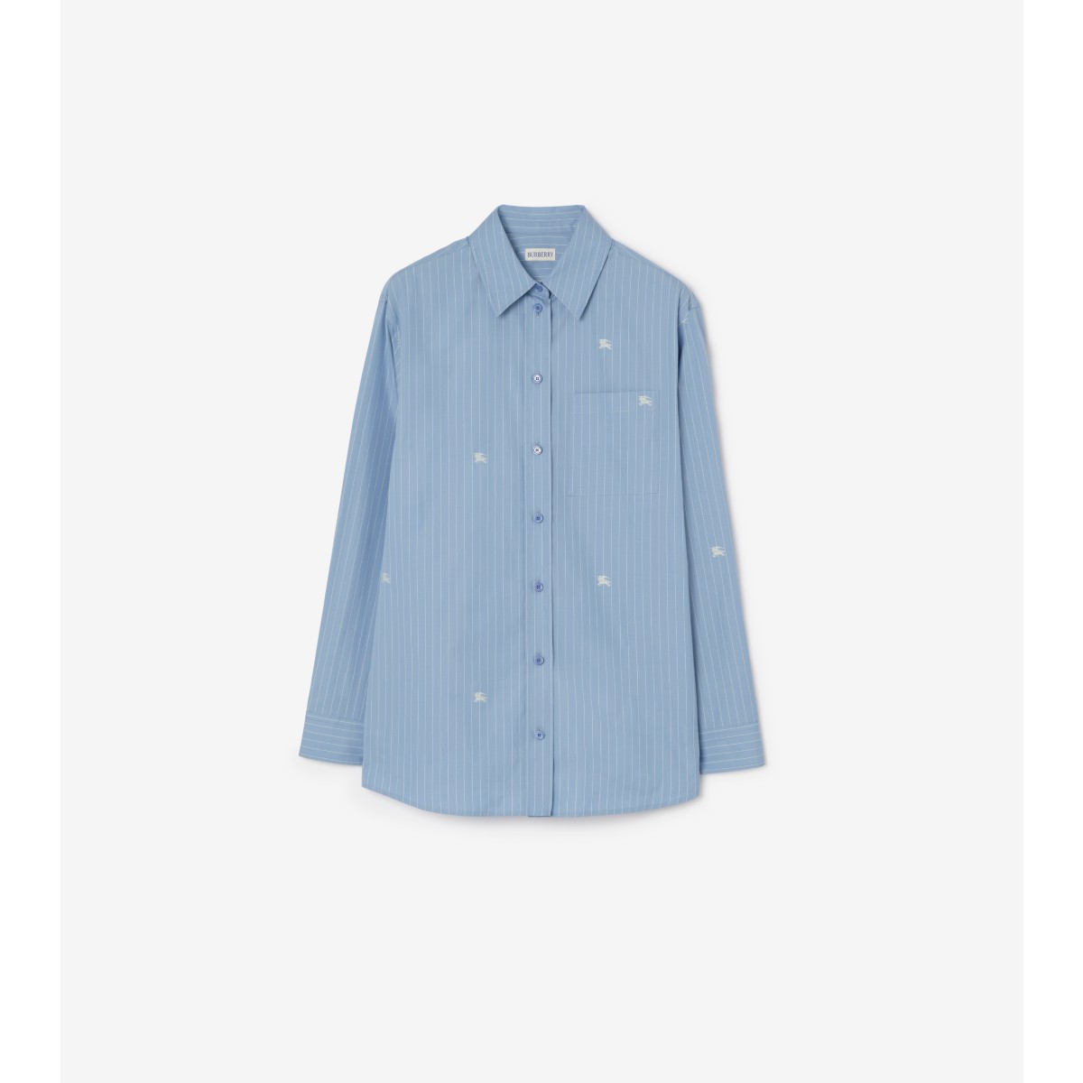  Stripe Oversized Knight Fil Coupé d Cotton Shirt