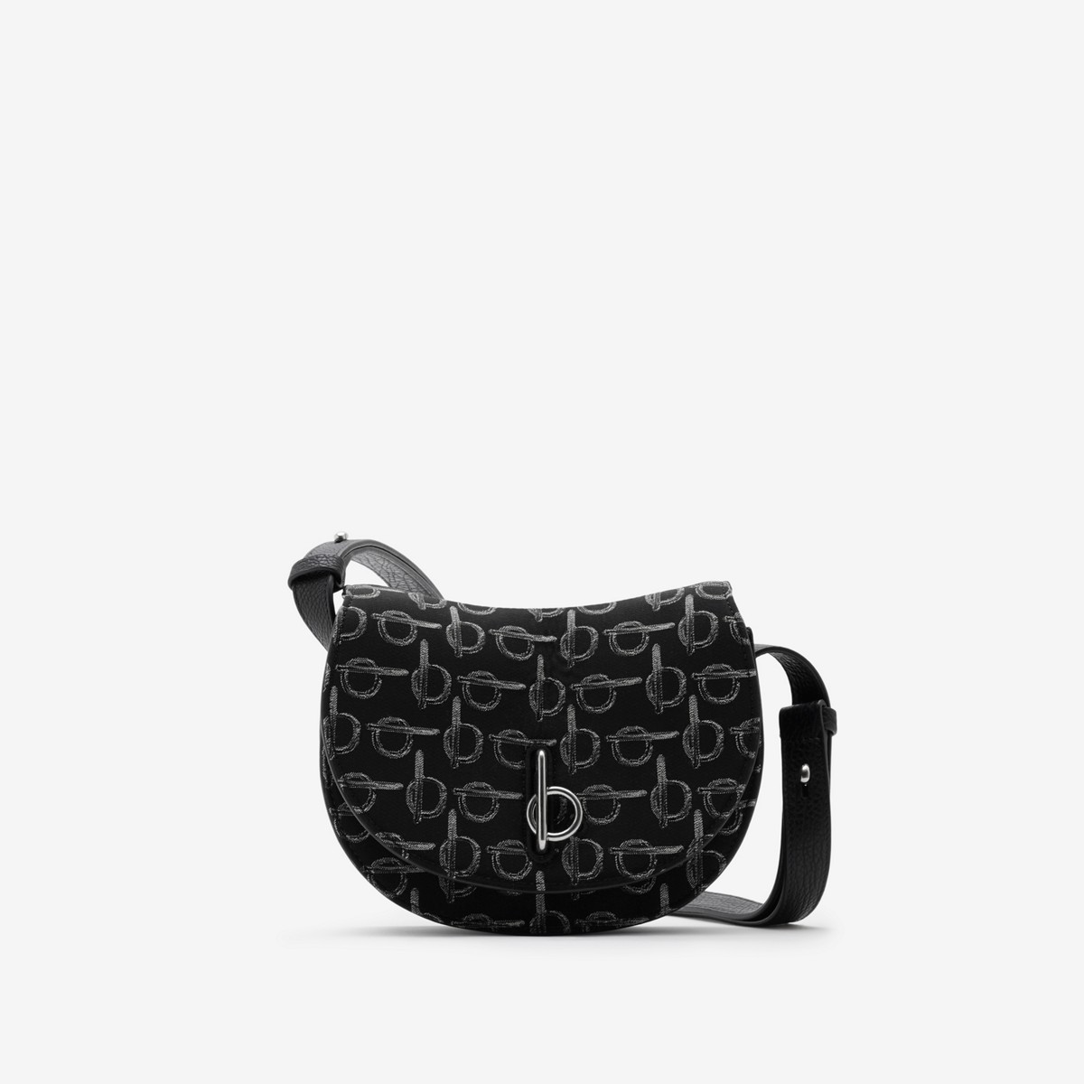 Burberry Mini Rocking Horse Bag In Black