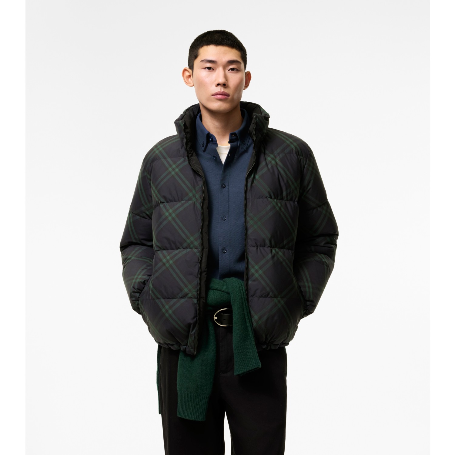 Reversible Check Snowdon Puffer Jacket