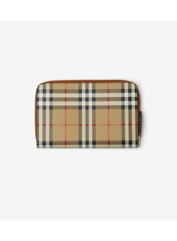 Women's Card Holder With Tartan Pattern by Burberry