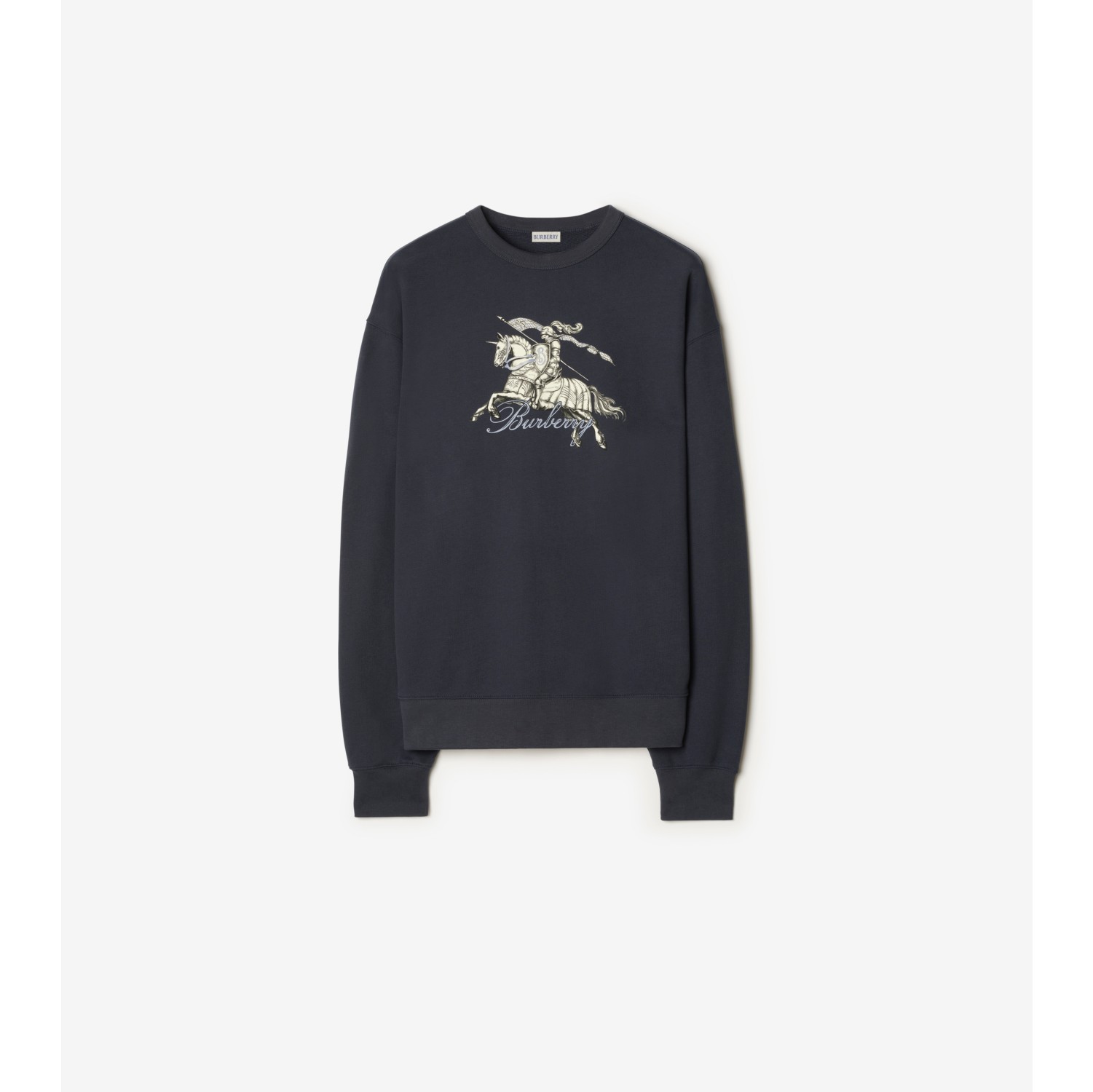 Etched Knight Cotton Sweatshirt