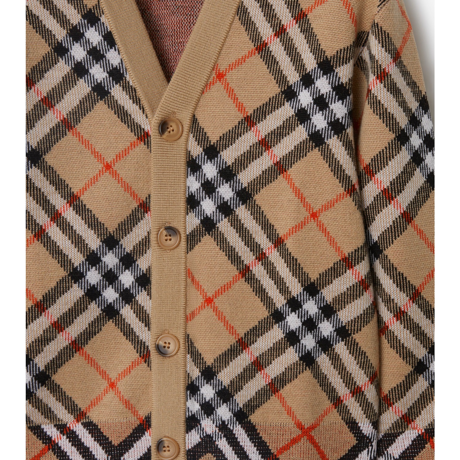 Cardigan en laine Check