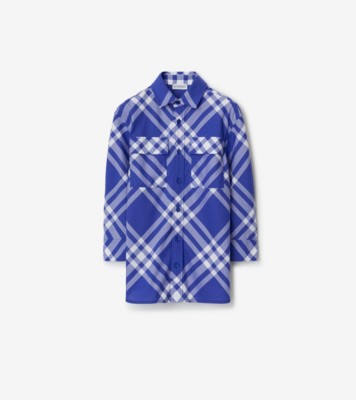 Burberry purple store plaid shirt