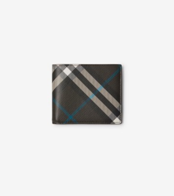 【BURBERRY】ミディアム チェック バイフォールドウォレット バーバリー 二つ折り財布/ミニ財布 財布 レディース バイ