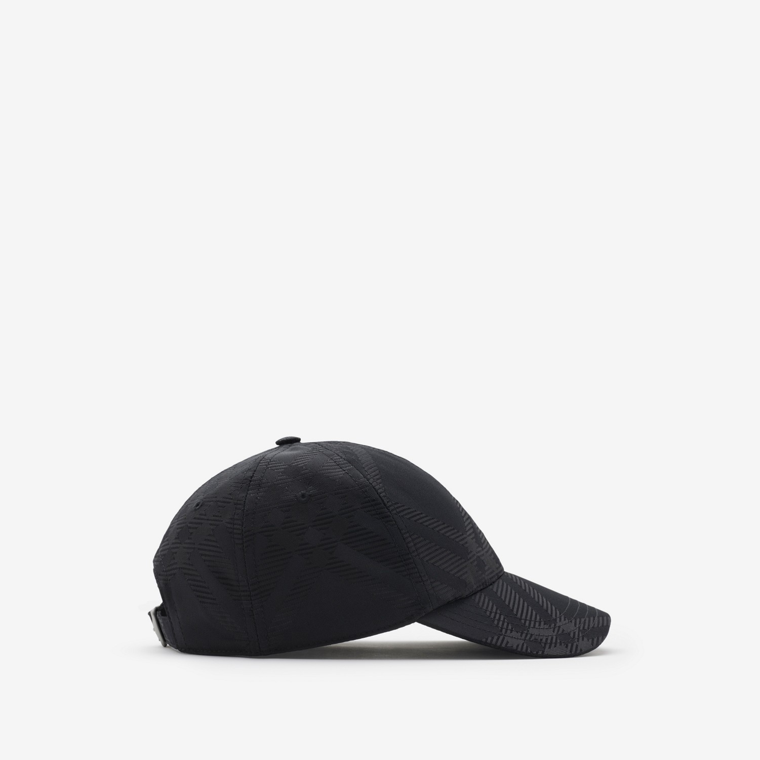 Check Nylon Blend Baseball Cap in Black - Men | Burberry Check Nylon Blend Baseball Cap in Black - Men | Burberry