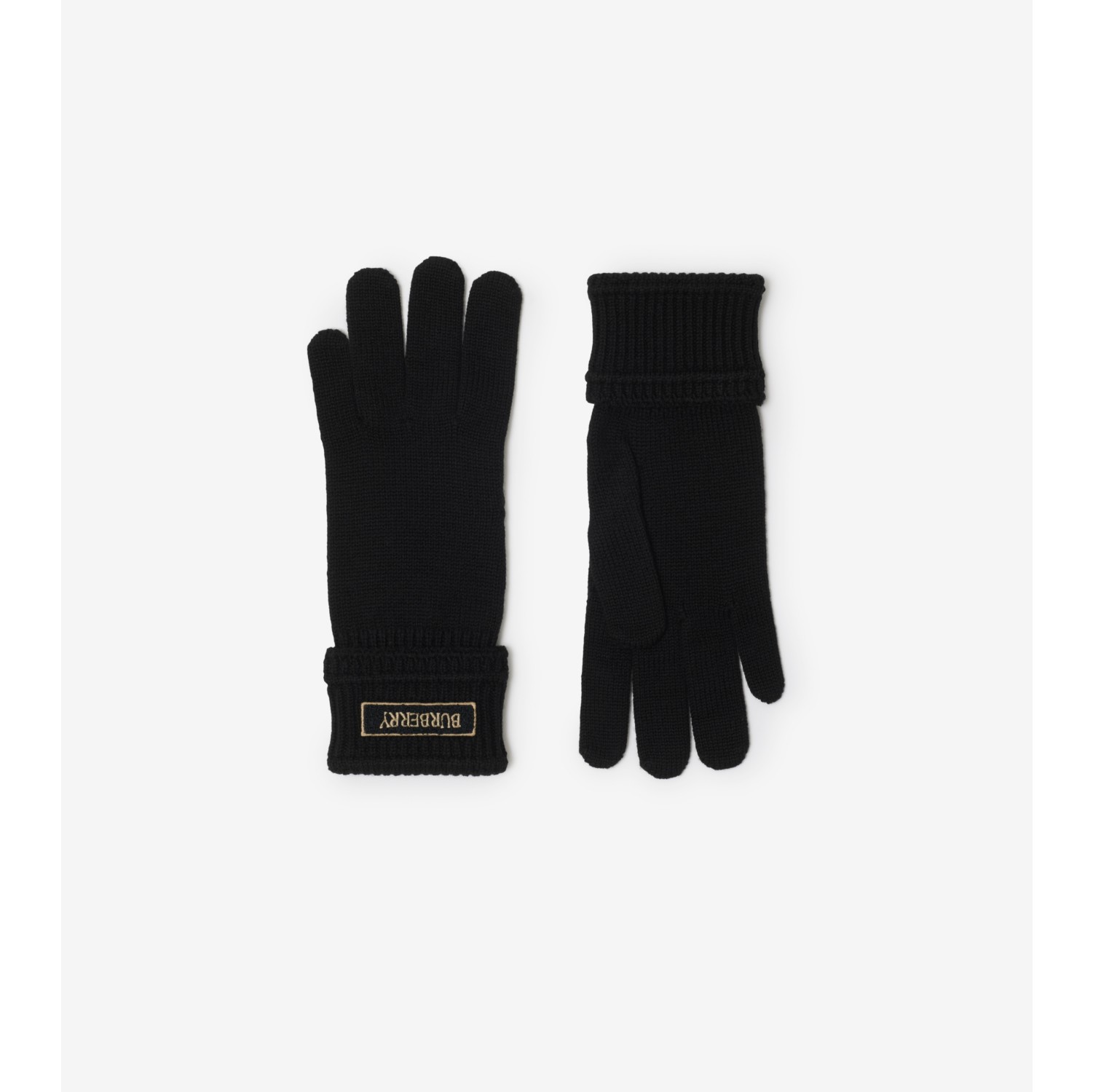 Gants en laine (Noir) - Homme | Site officiel Burberry®