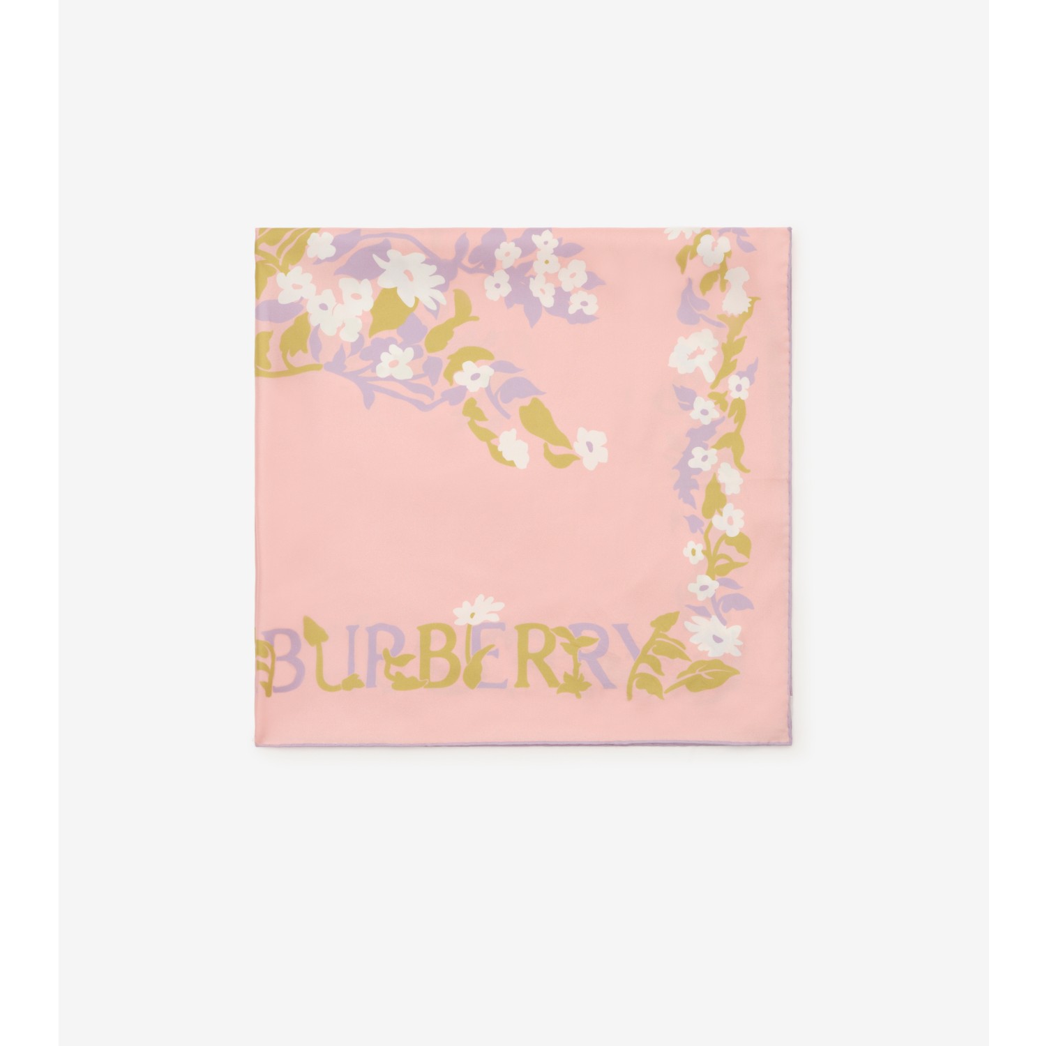 Floral EKD Silk Scarf