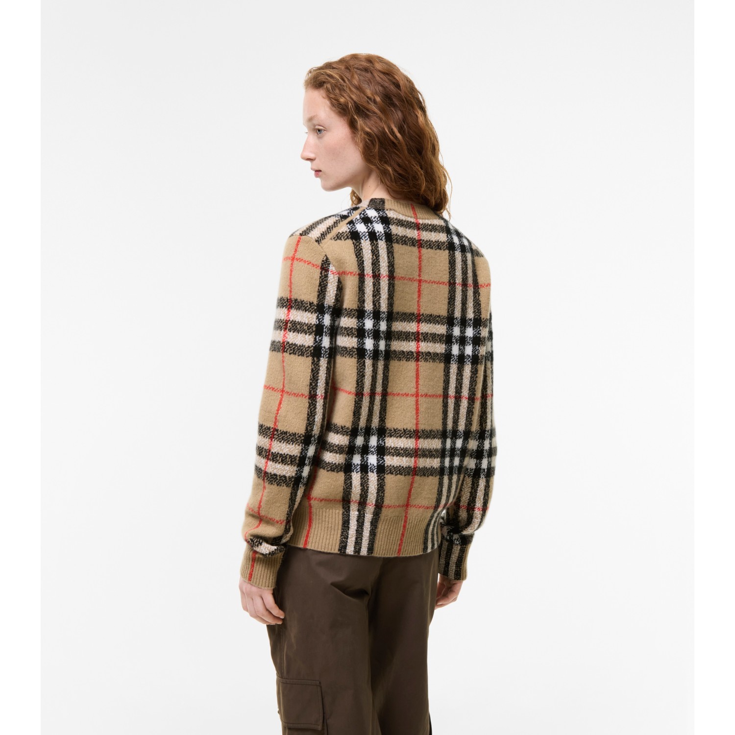 Check Cashmere Cardigan - thumbnail 3