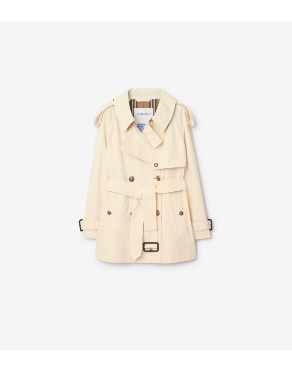 Trench Fitzrovia corto in cotone leggero