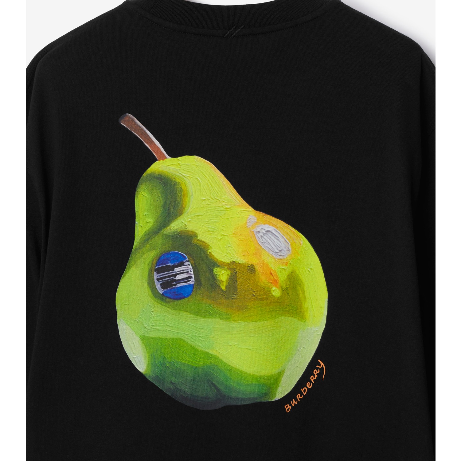 Baumwoll-T-Shirt mit Birnenmotiv