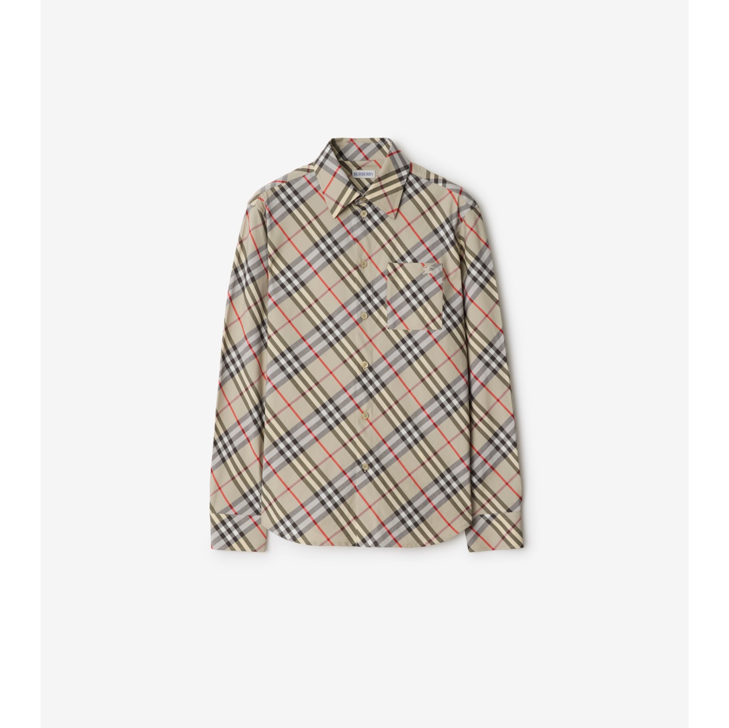 Camicia in cotone Check con vestibilità regular