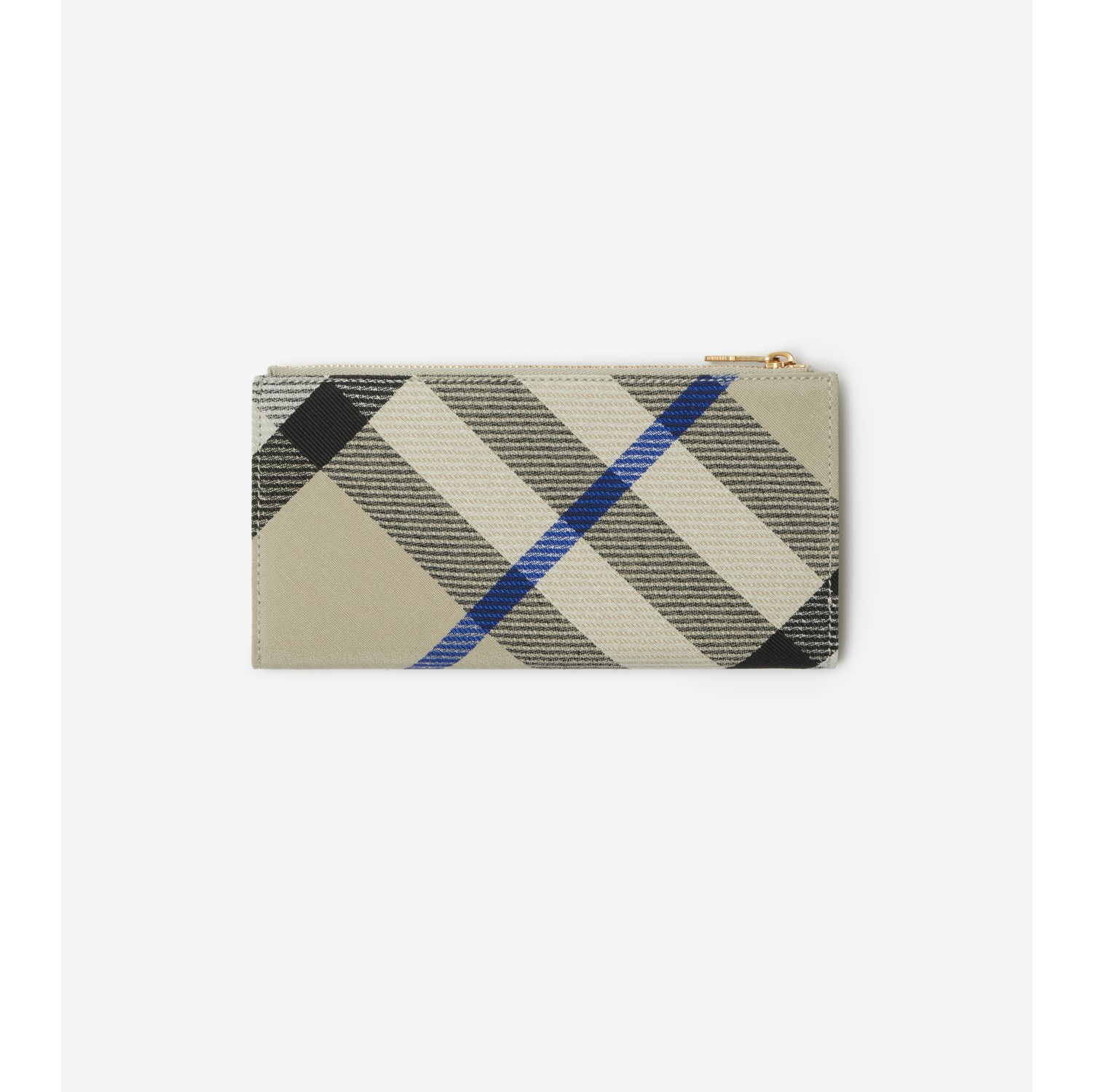 Large Check Bifold Wallet