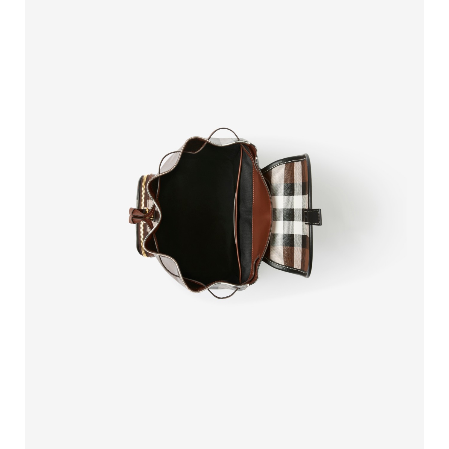 Burberry canvas check backpack on sale