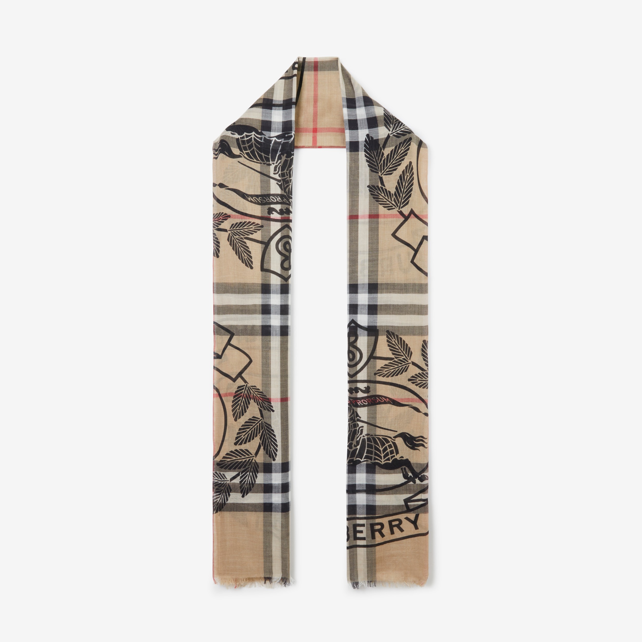 burberry silk scarf made in italy